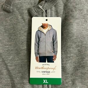 NWT Weatherproof Men’s Sherpa Lined Full Zip Hoodie XL NWT